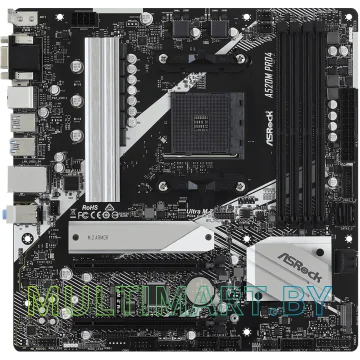 Материнская плата ASRock A520M Pro4